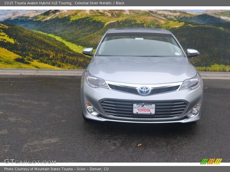 Celestial Silver Metallic / Black 2015 Toyota Avalon Hybrid XLE Touring