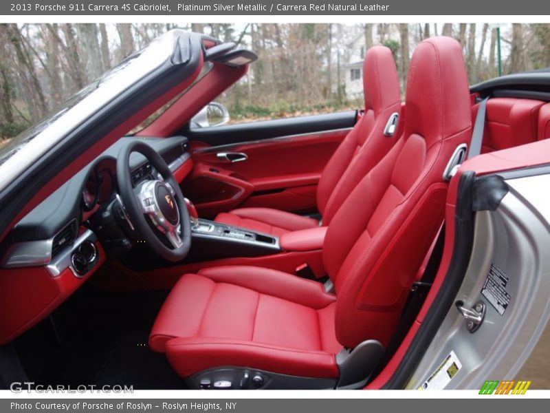 Front Seat of 2013 911 Carrera 4S Cabriolet