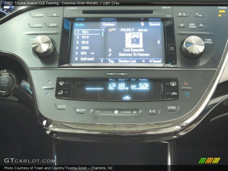 Celestial Silver Metallic / Light Gray 2015 Toyota Avalon XLE Touring