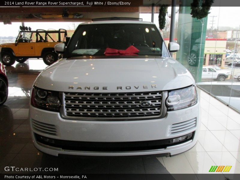 Fuji White / Ebony/Ebony 2014 Land Rover Range Rover Supercharged