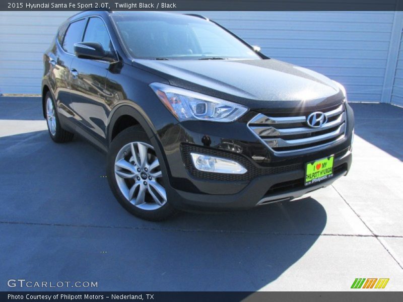 Twilight Black / Black 2015 Hyundai Santa Fe Sport 2.0T