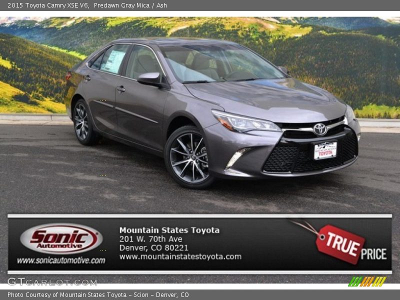 Predawn Gray Mica / Ash 2015 Toyota Camry XSE V6