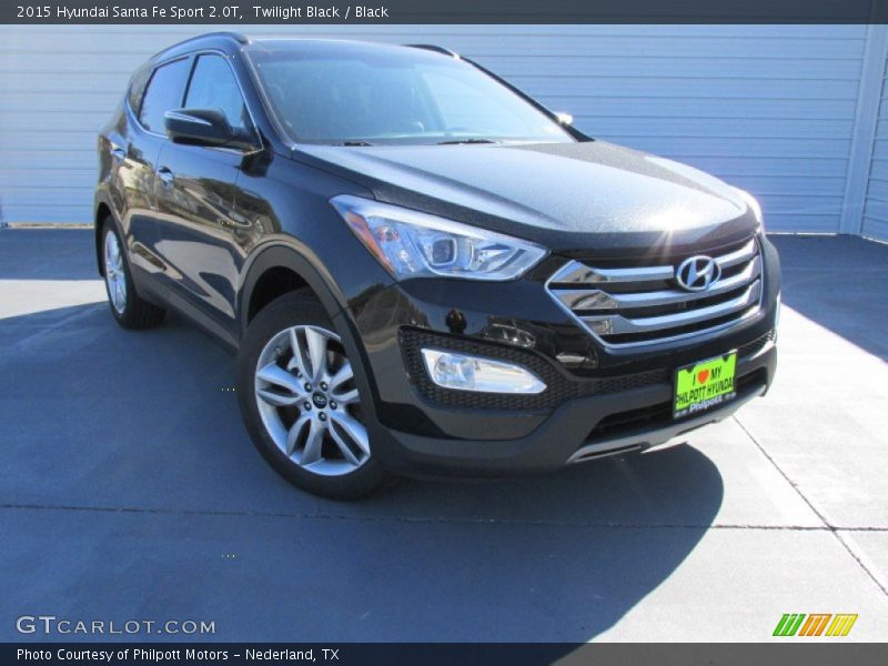 Twilight Black / Black 2015 Hyundai Santa Fe Sport 2.0T