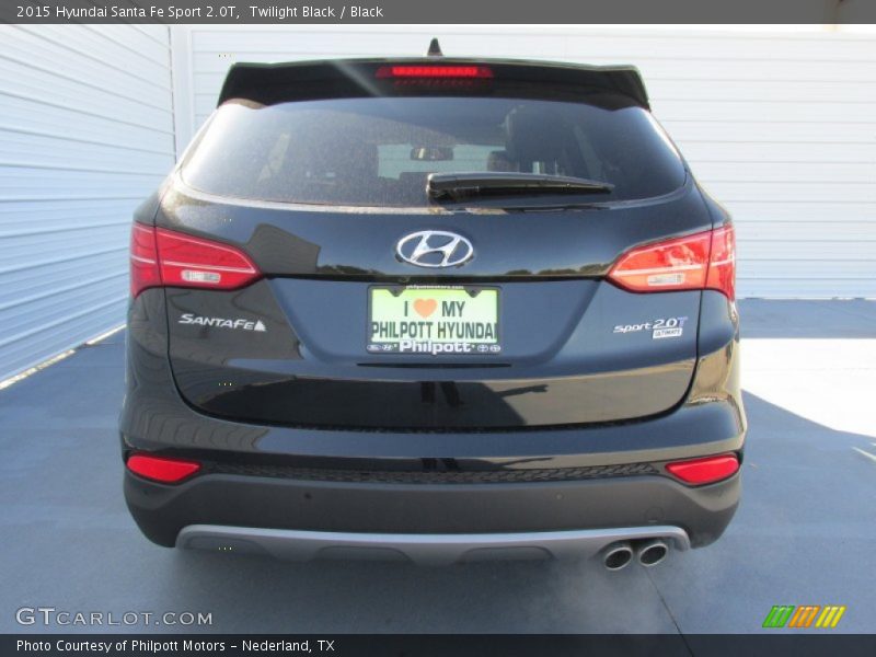 Twilight Black / Black 2015 Hyundai Santa Fe Sport 2.0T