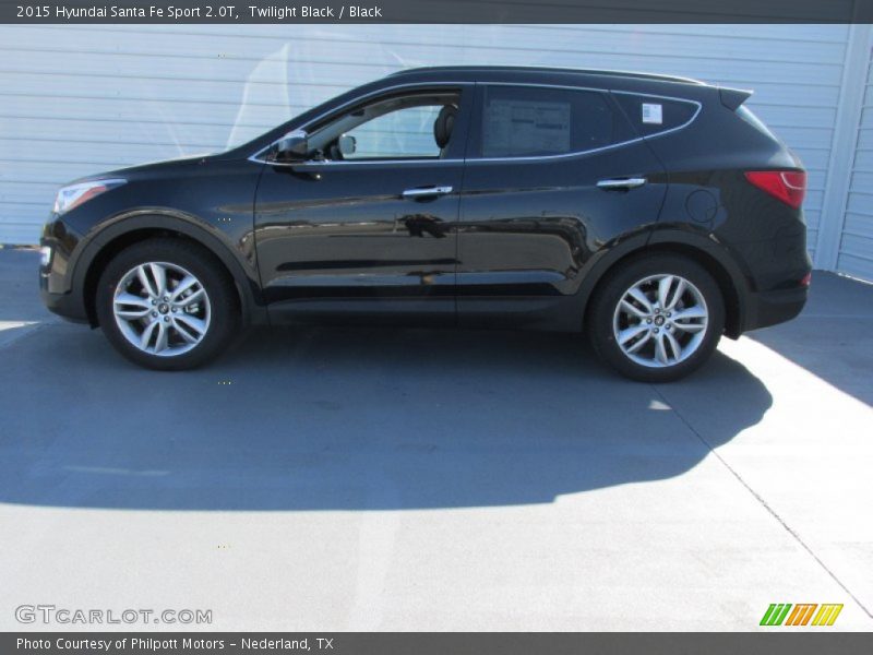 Twilight Black / Black 2015 Hyundai Santa Fe Sport 2.0T