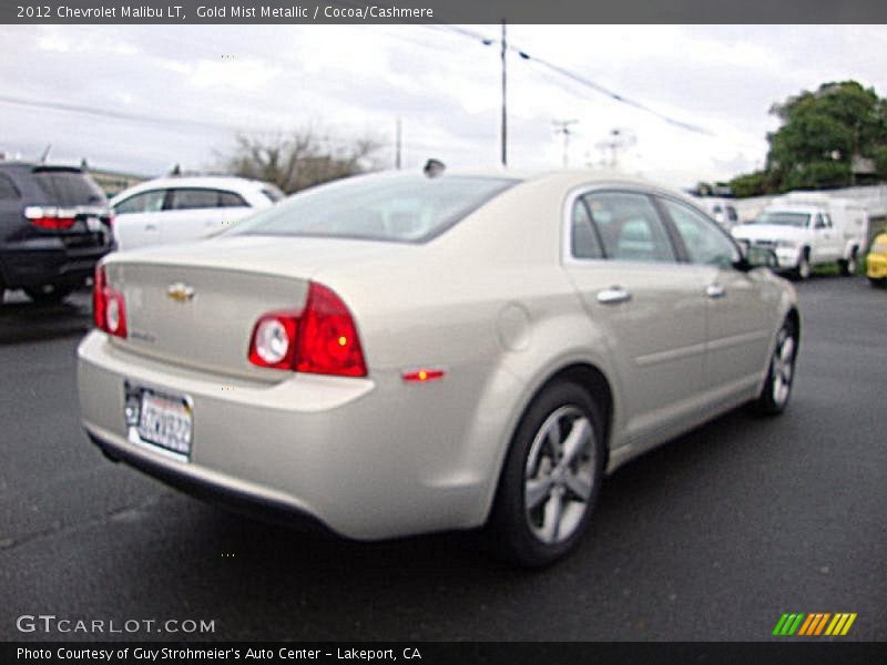 Gold Mist Metallic / Cocoa/Cashmere 2012 Chevrolet Malibu LT