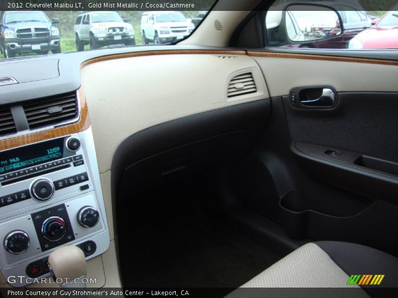 Gold Mist Metallic / Cocoa/Cashmere 2012 Chevrolet Malibu LT