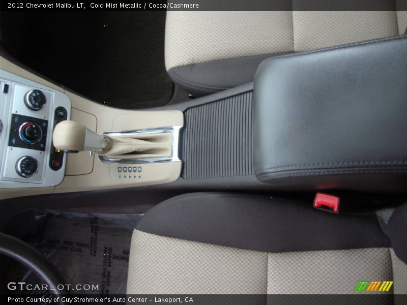 Gold Mist Metallic / Cocoa/Cashmere 2012 Chevrolet Malibu LT