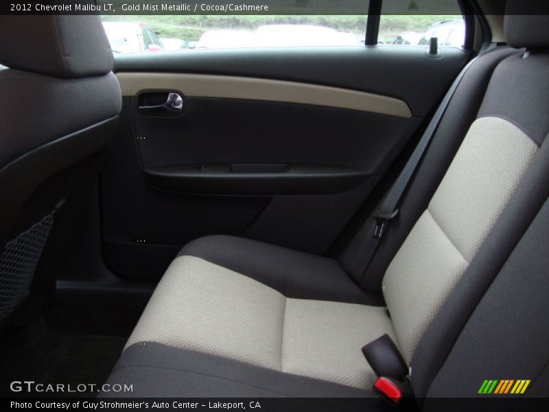 Gold Mist Metallic / Cocoa/Cashmere 2012 Chevrolet Malibu LT