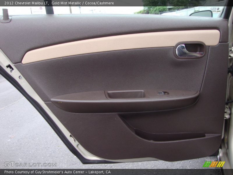 Gold Mist Metallic / Cocoa/Cashmere 2012 Chevrolet Malibu LT