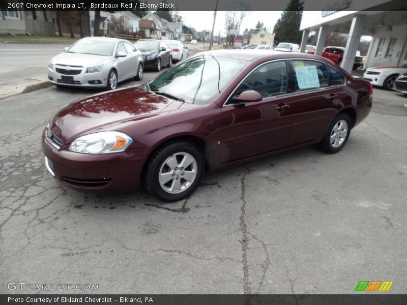 Bordeaux Red / Ebony Black 2007 Chevrolet Impala LT