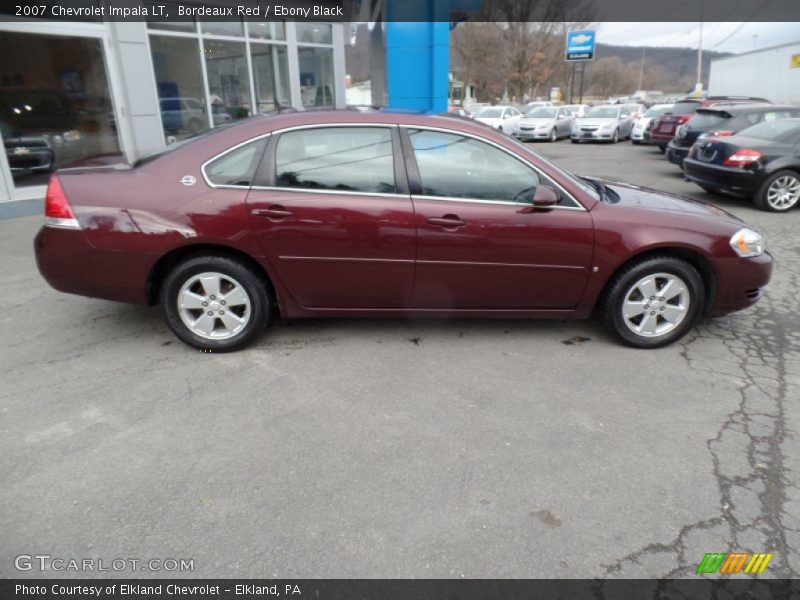 Bordeaux Red / Ebony Black 2007 Chevrolet Impala LT