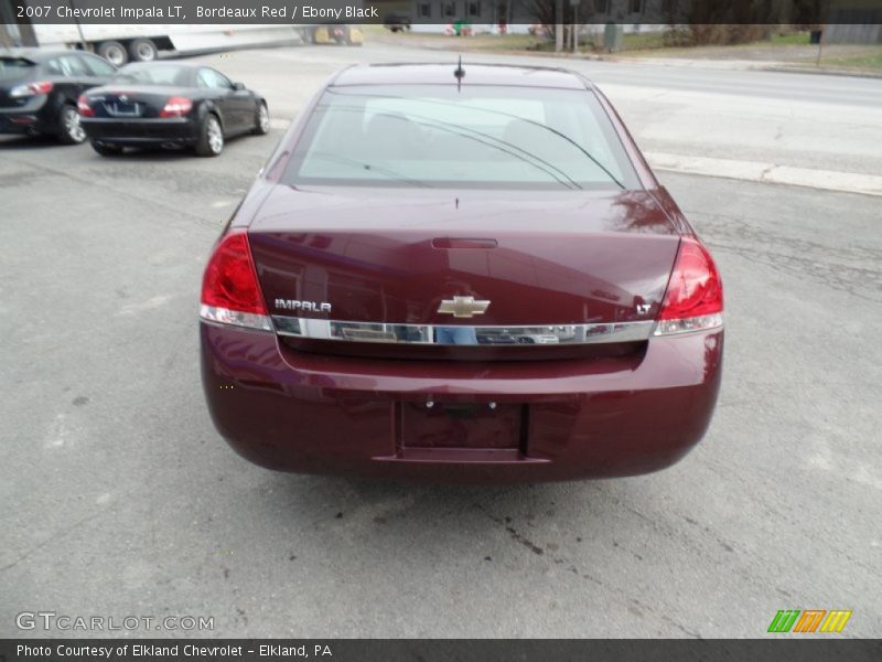 Bordeaux Red / Ebony Black 2007 Chevrolet Impala LT