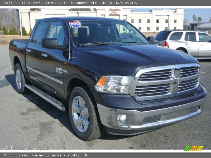 Maximum Steel Metallic / Black/Diesel Gray 2013 Ram 1500 Lone Star Crew Cab 4x4