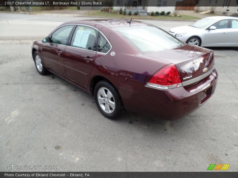 Bordeaux Red / Ebony Black 2007 Chevrolet Impala LT