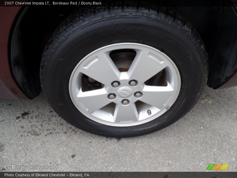 Bordeaux Red / Ebony Black 2007 Chevrolet Impala LT