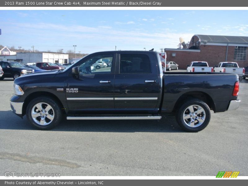 Maximum Steel Metallic / Black/Diesel Gray 2013 Ram 1500 Lone Star Crew Cab 4x4