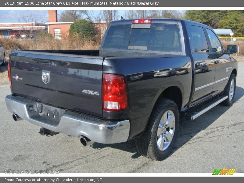 Maximum Steel Metallic / Black/Diesel Gray 2013 Ram 1500 Lone Star Crew Cab 4x4