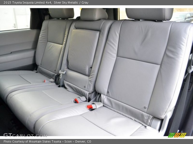 Silver Sky Metallic / Gray 2015 Toyota Sequoia Limited 4x4