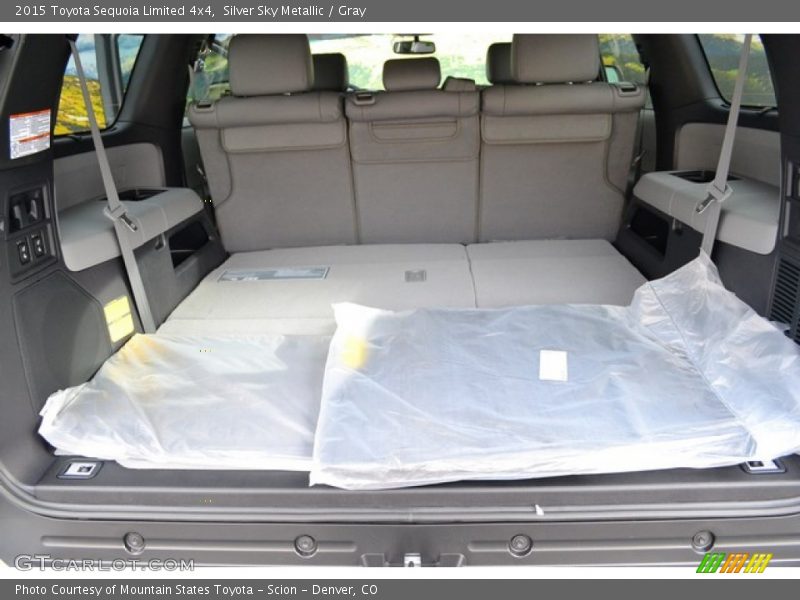 Silver Sky Metallic / Gray 2015 Toyota Sequoia Limited 4x4