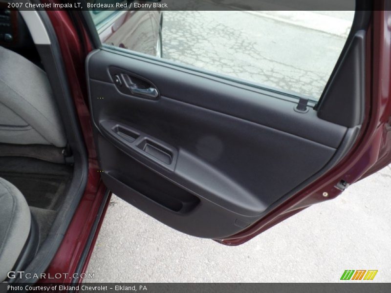 Bordeaux Red / Ebony Black 2007 Chevrolet Impala LT