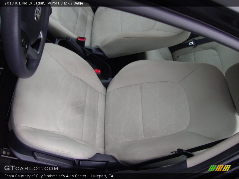 Aurora Black / Beige 2013 Kia Rio LX Sedan