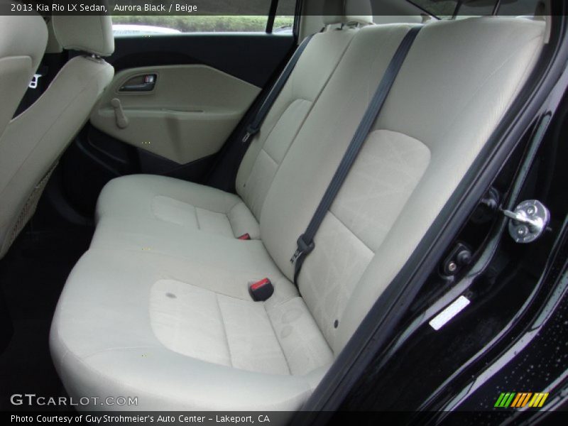 Aurora Black / Beige 2013 Kia Rio LX Sedan