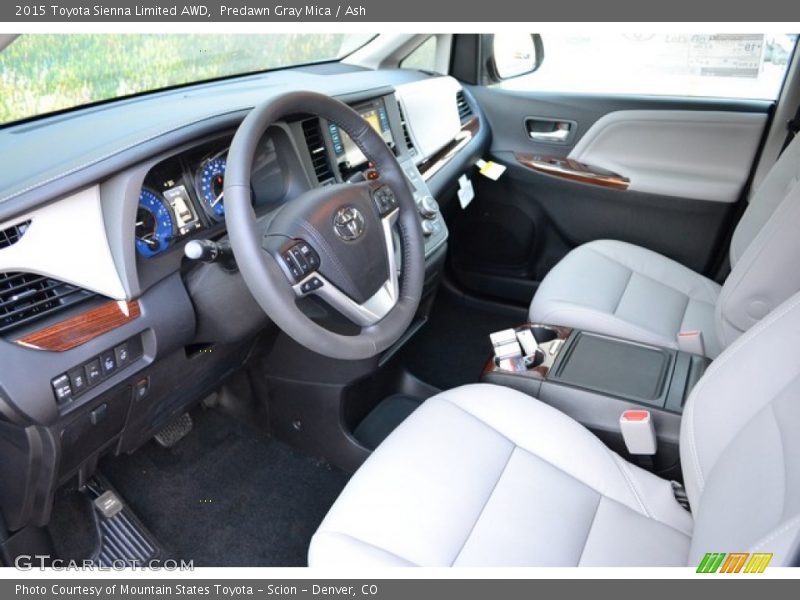 Predawn Gray Mica / Ash 2015 Toyota Sienna Limited AWD