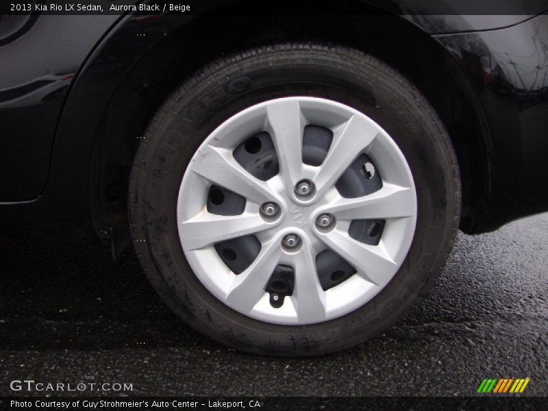 Aurora Black / Beige 2013 Kia Rio LX Sedan