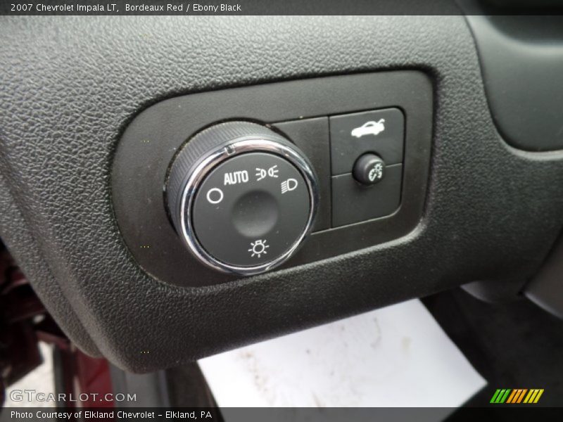 Bordeaux Red / Ebony Black 2007 Chevrolet Impala LT