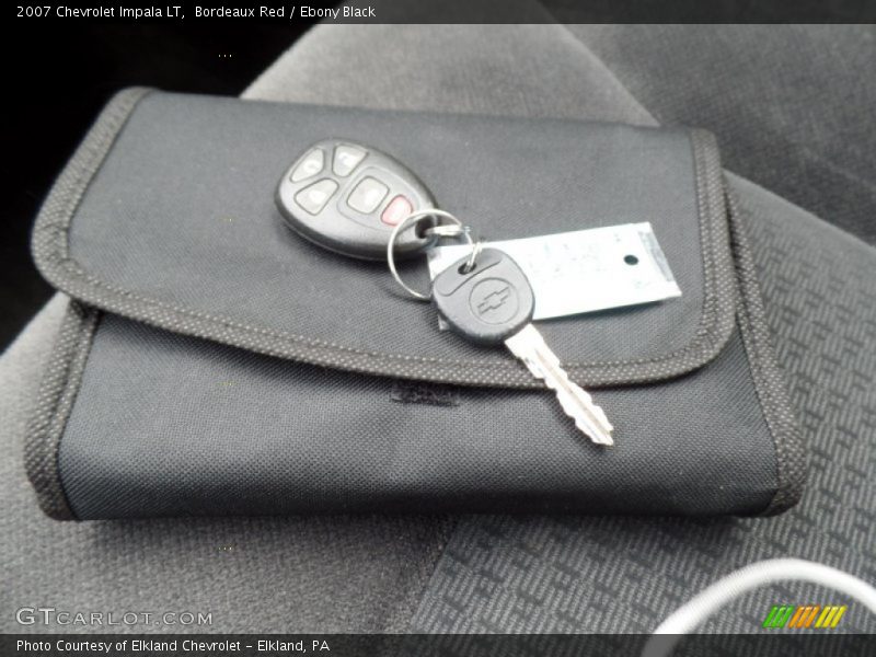 Bordeaux Red / Ebony Black 2007 Chevrolet Impala LT