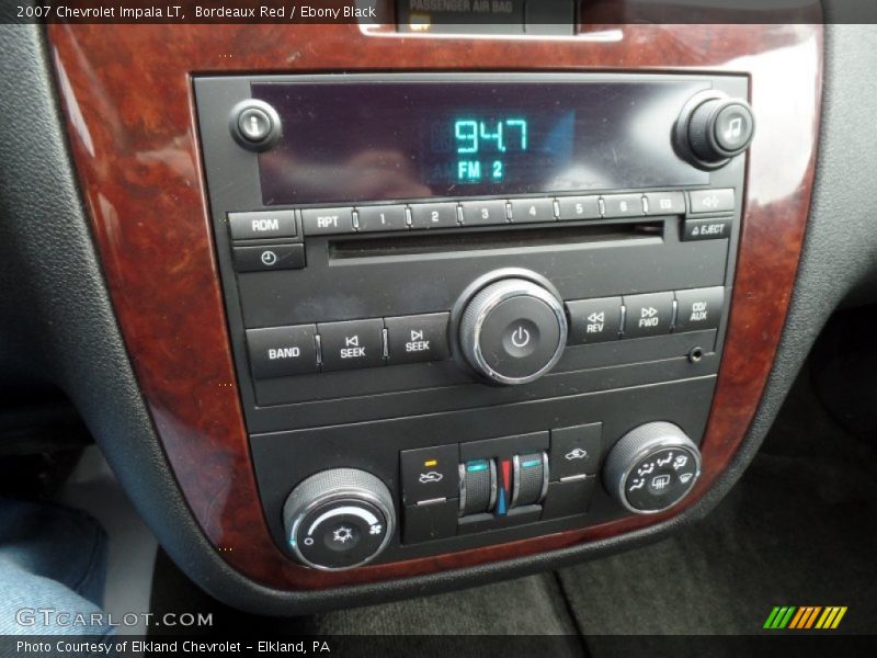 Bordeaux Red / Ebony Black 2007 Chevrolet Impala LT