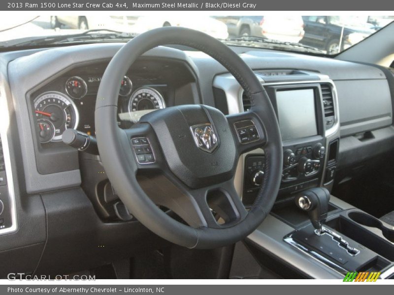 Maximum Steel Metallic / Black/Diesel Gray 2013 Ram 1500 Lone Star Crew Cab 4x4