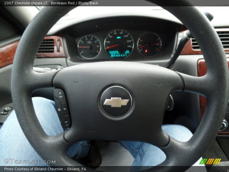 Bordeaux Red / Ebony Black 2007 Chevrolet Impala LT