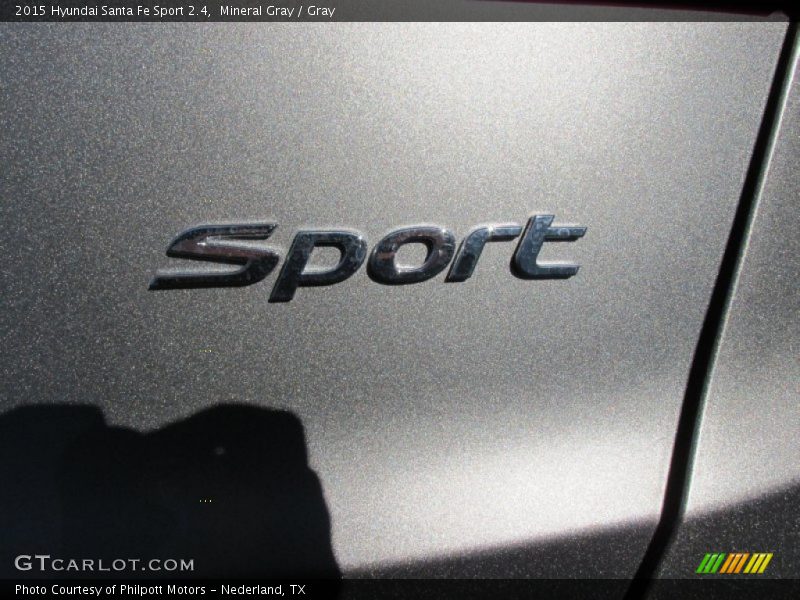 Mineral Gray / Gray 2015 Hyundai Santa Fe Sport 2.4