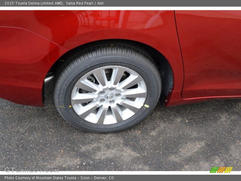  2015 Sienna Limited AWD Wheel