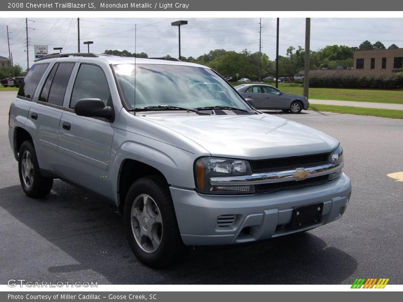 Moondust Metallic / Light Gray 2008 Chevrolet TrailBlazer LS