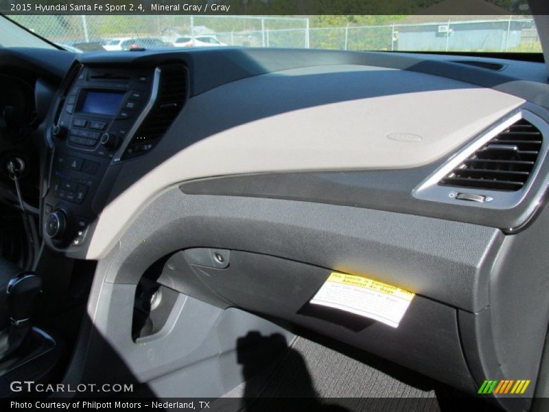 Mineral Gray / Gray 2015 Hyundai Santa Fe Sport 2.4