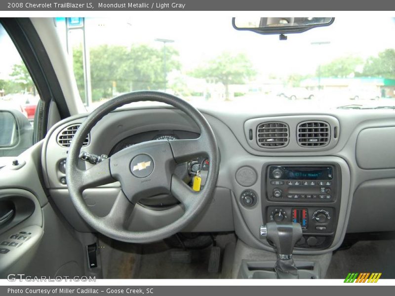 Moondust Metallic / Light Gray 2008 Chevrolet TrailBlazer LS