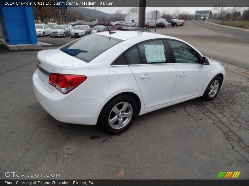 Summit White / Medium Titanium 2014 Chevrolet Cruze LT