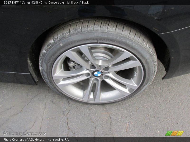 Jet Black / Black 2015 BMW 4 Series 428i xDrive Convertible