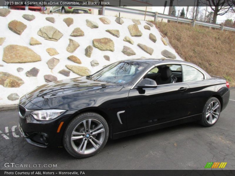 Jet Black / Black 2015 BMW 4 Series 428i xDrive Convertible