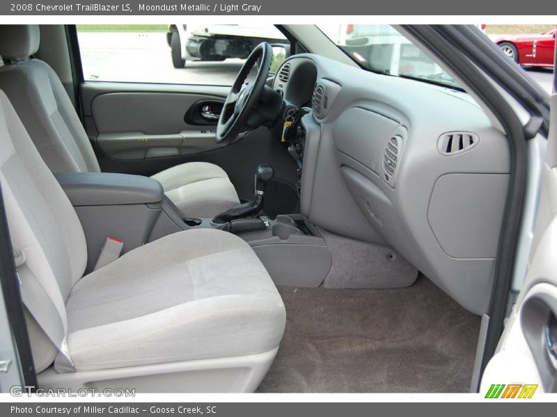 Moondust Metallic / Light Gray 2008 Chevrolet TrailBlazer LS