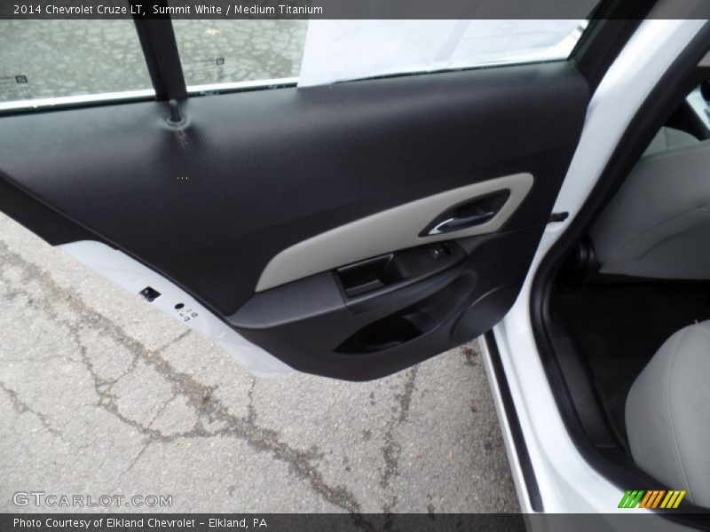 Summit White / Medium Titanium 2014 Chevrolet Cruze LT