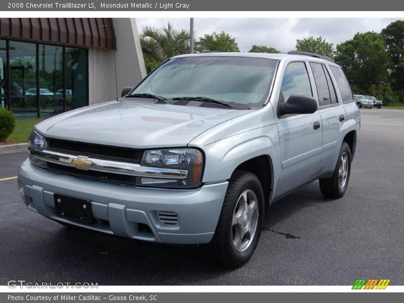 Moondust Metallic / Light Gray 2008 Chevrolet TrailBlazer LS