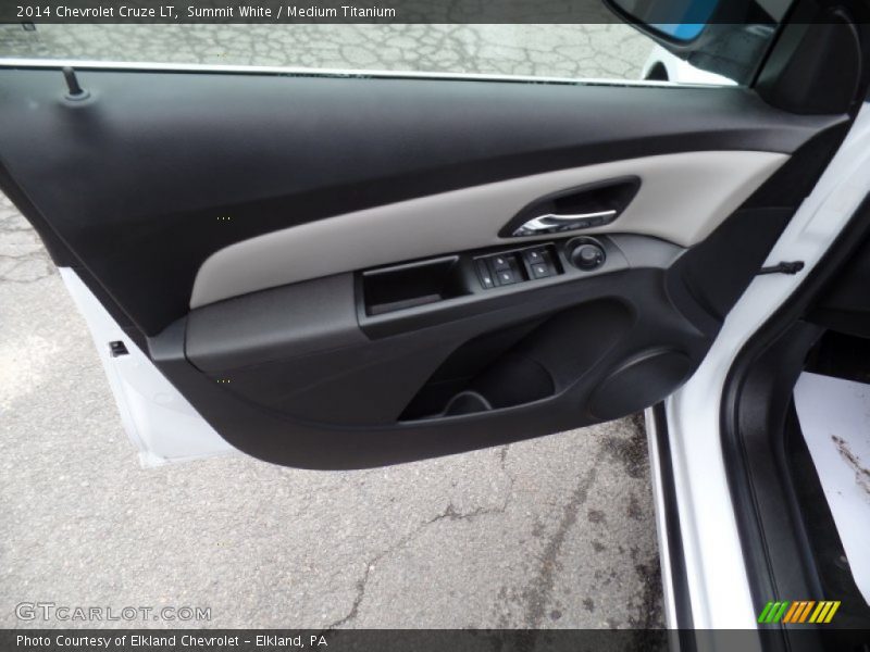 Summit White / Medium Titanium 2014 Chevrolet Cruze LT