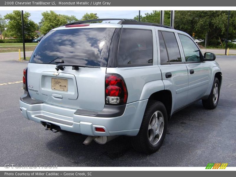 Moondust Metallic / Light Gray 2008 Chevrolet TrailBlazer LS