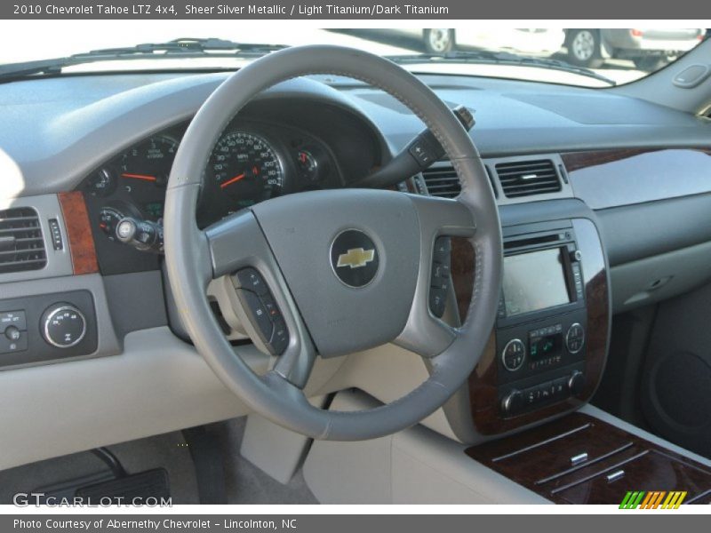 Sheer Silver Metallic / Light Titanium/Dark Titanium 2010 Chevrolet Tahoe LTZ 4x4