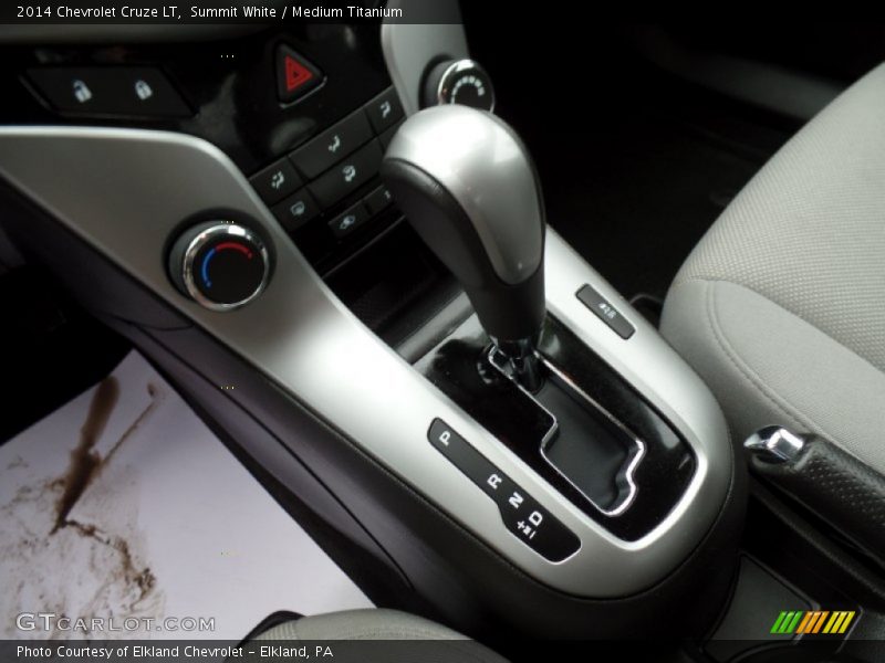 Summit White / Medium Titanium 2014 Chevrolet Cruze LT