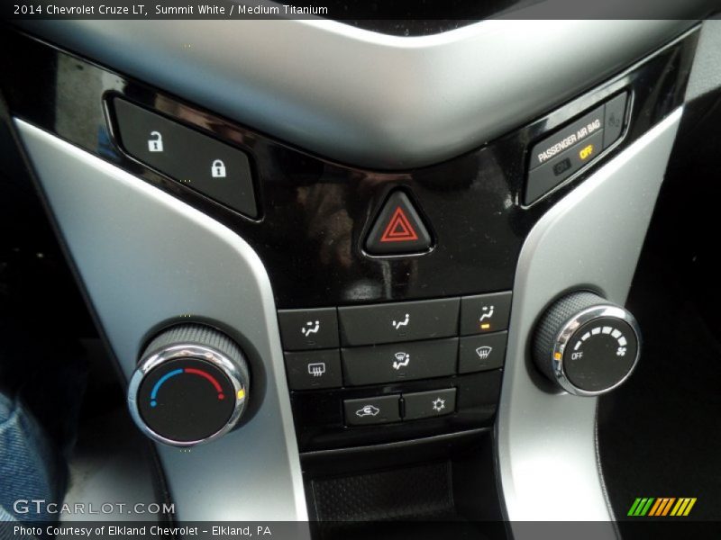 Summit White / Medium Titanium 2014 Chevrolet Cruze LT